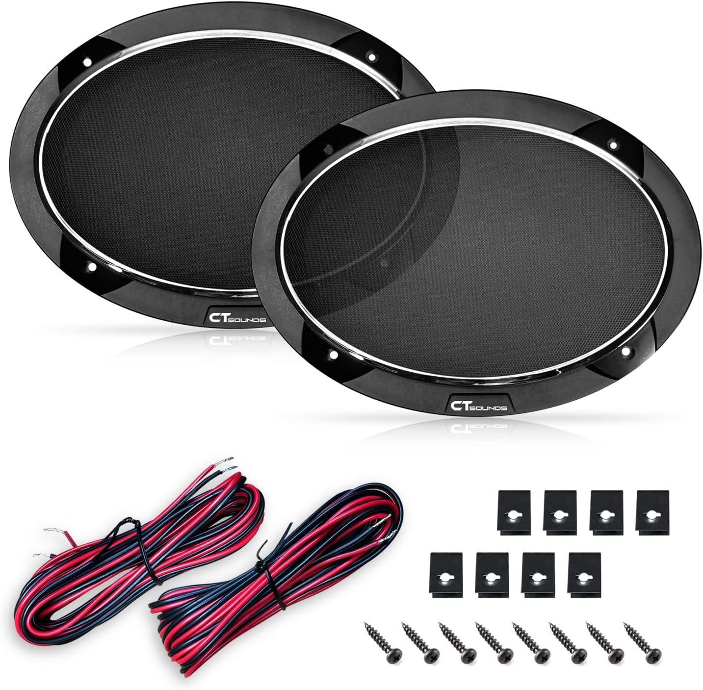 CT Sounds Meso 6x9” 400 Watt 2-Way Premium Coaxial Car Speakers, Pair