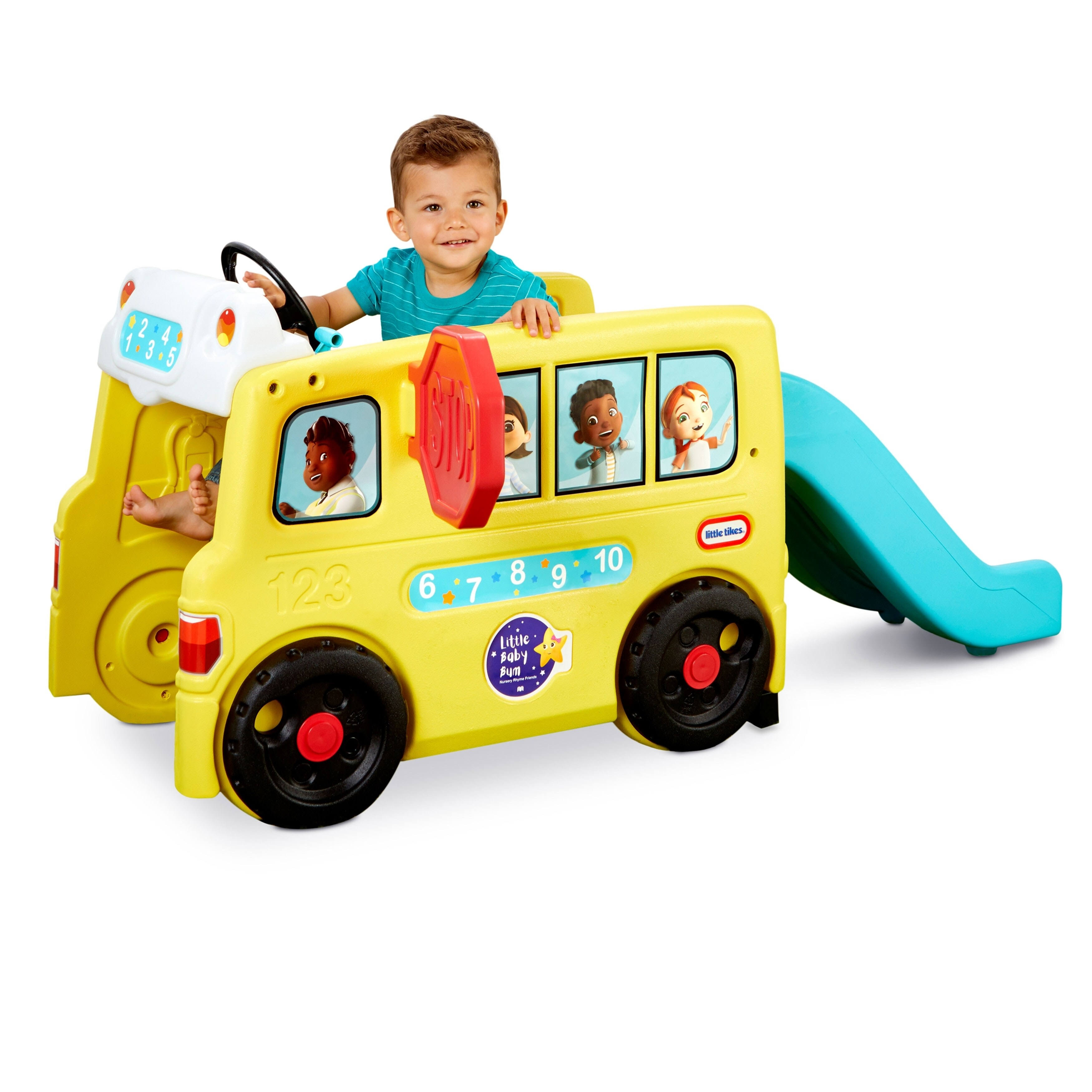 Little Tikes Baby Bum Wheels on The Bus Climber and Slide with Interactive Musical Dashboard