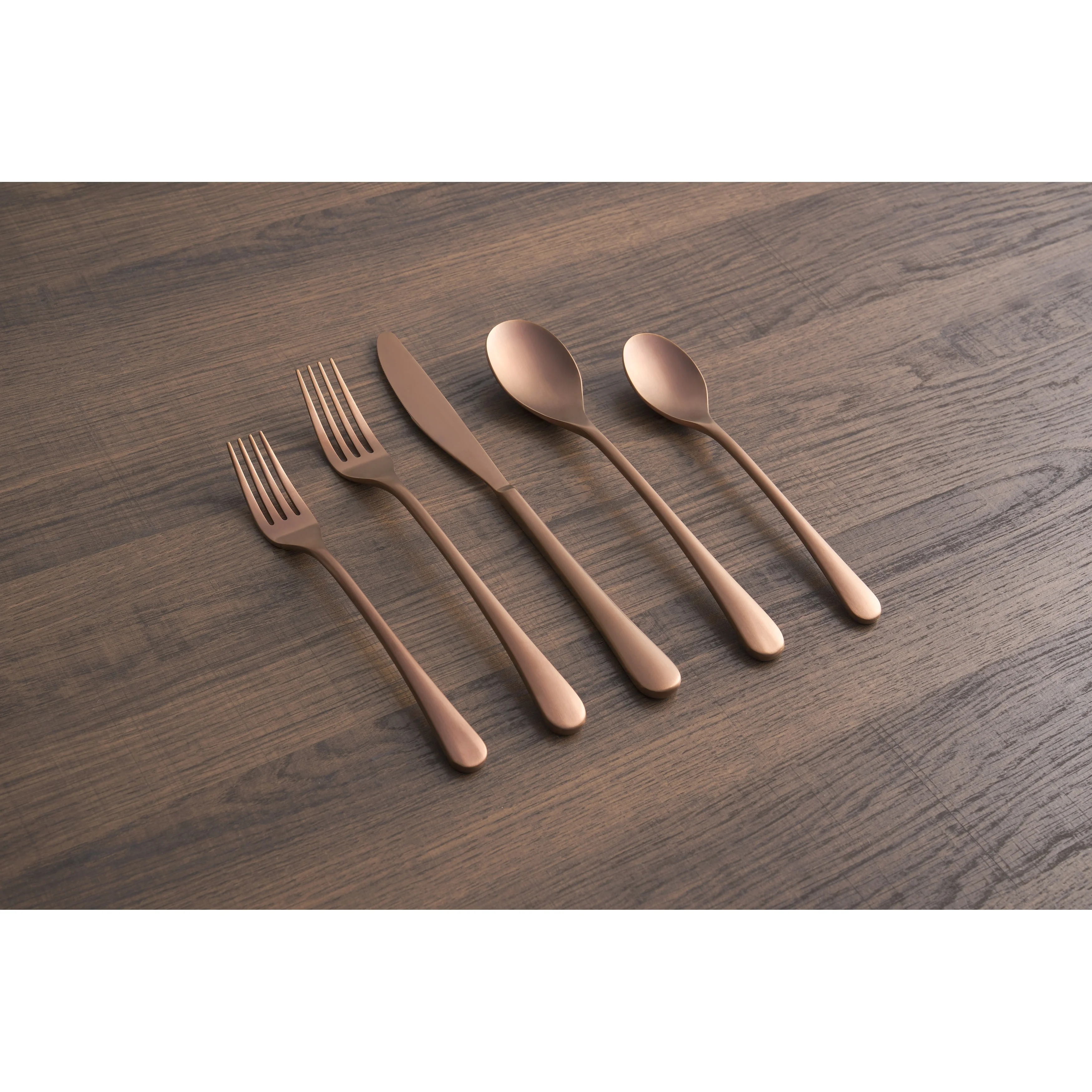 Cambridge Silversmiths Xyla 20-Piece Flatware Set, Service for 4 - 20 Piece Champagne Satin