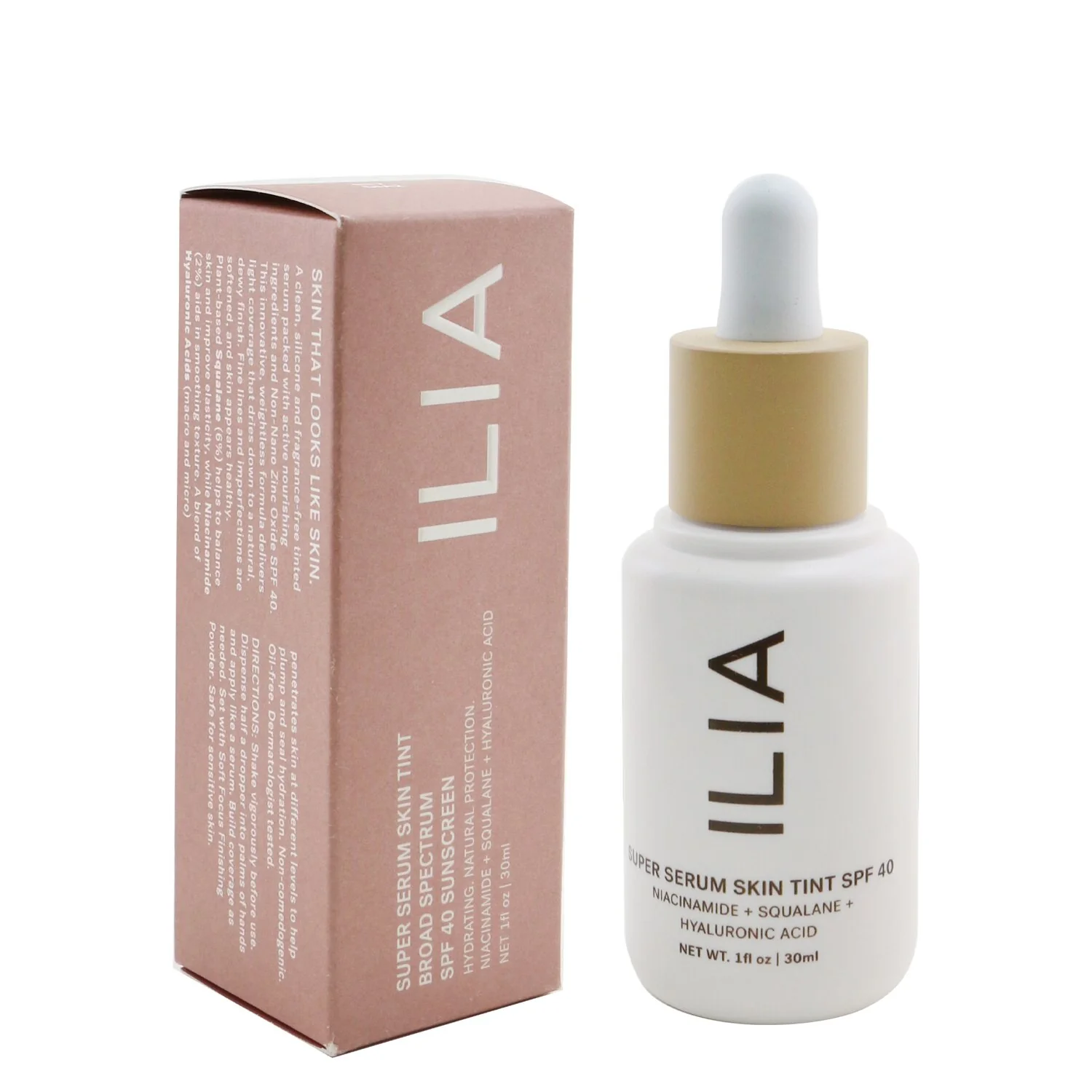 ILIA Super Serum Skin Tint SPF 40 - # ST12 Kokkini (Medium With Neutral Warm Undertones)  30ml/1oz