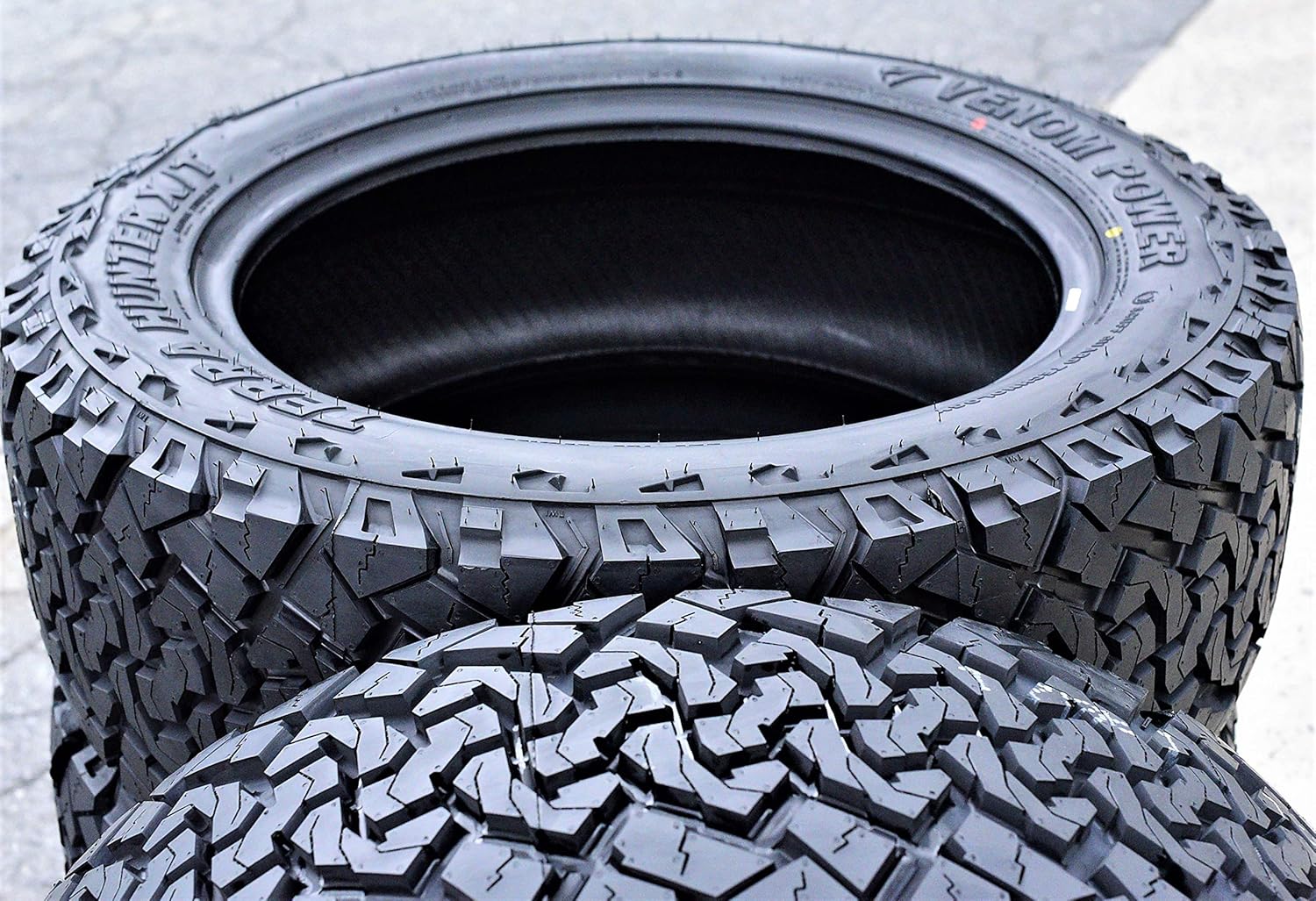 Venom Power Terra Hunter X/T All-Terrain Off-Road Light Truck Radial Tire-LT285/70R17 285/70/17 285/70-17 121/118Q Load Range E LRE 10-Ply BSW Black Side Wall