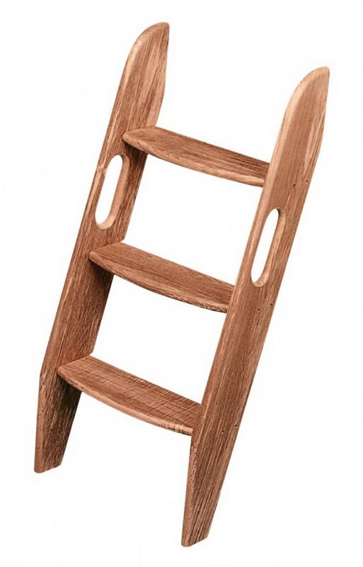 Whitecap 63810 Teak 3-Step Companion Ladder, Price/EA