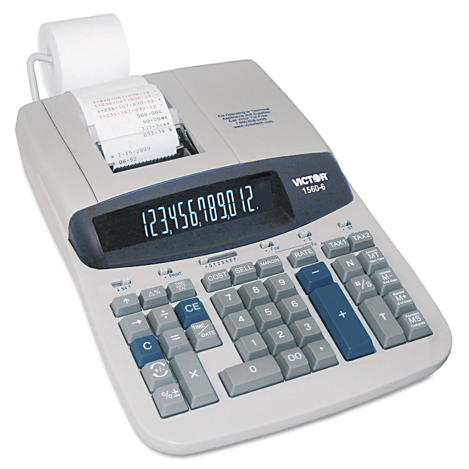 Victor 1560-6 Printing Calculator