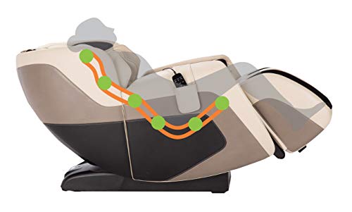 Human Touch SANA Zero Gravity Full-Body Massage Chair, 9 Auto-Programmed S & L Track Massages, Back, Leg, Shoulder, Arm, Wrist, Lumbar Heat w Orbital Calf & Foot Massage, Bluetooth Speakers, Expresso