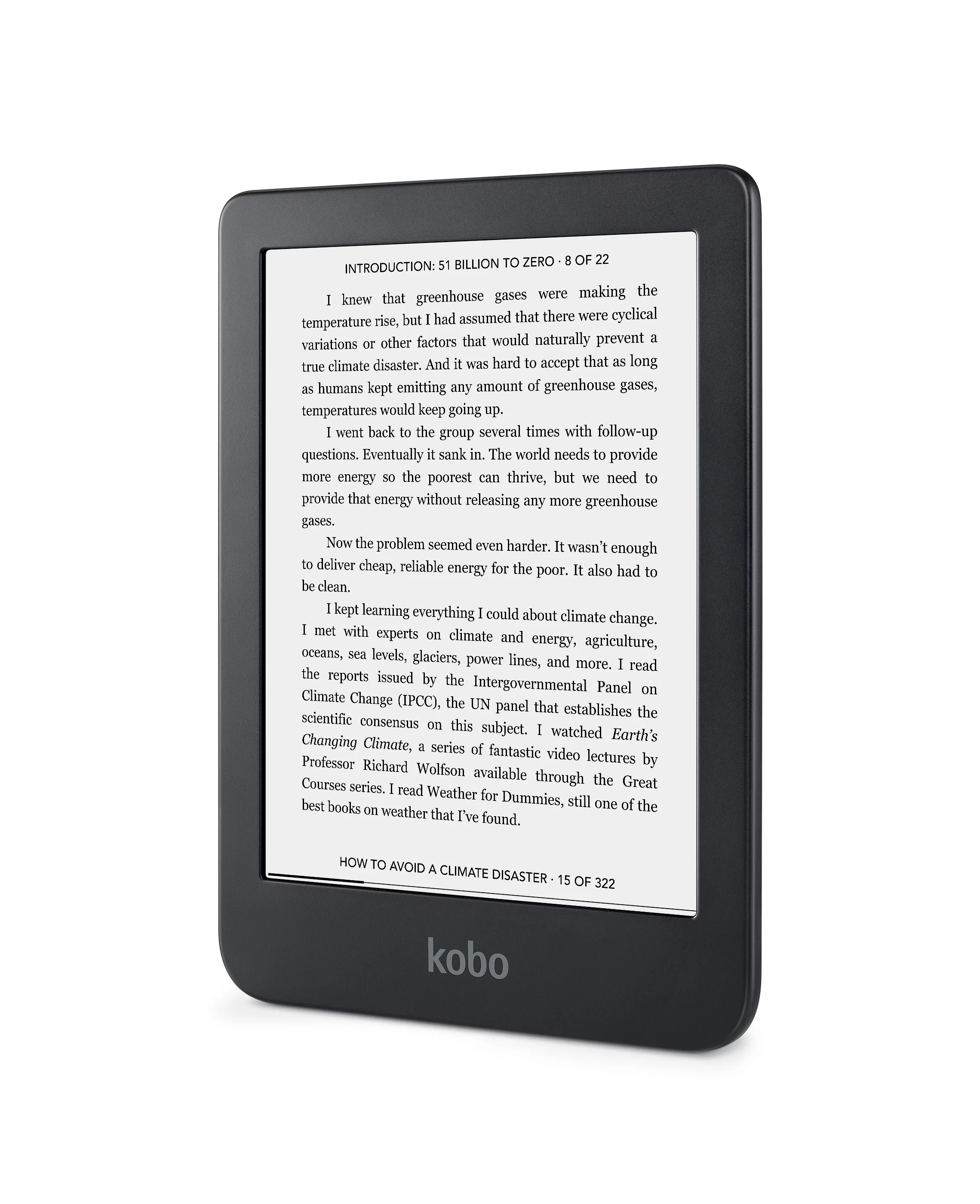 Kobo Clara 2E HD eReader - 6" Glare-Free, HD Carta E Ink Touchscreen Display, Waterproof