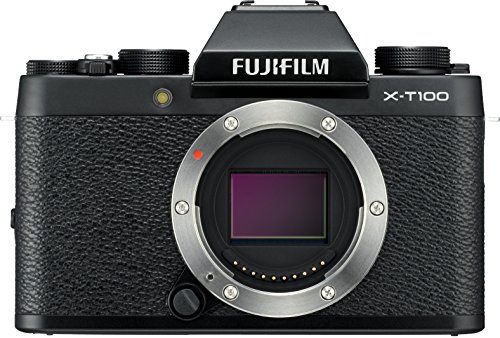 Fujifilm X-T100 Mirrorless Digital Camera w/XC15-45mmF3.5-5.6 OIS PZ Lens - Dark Silver