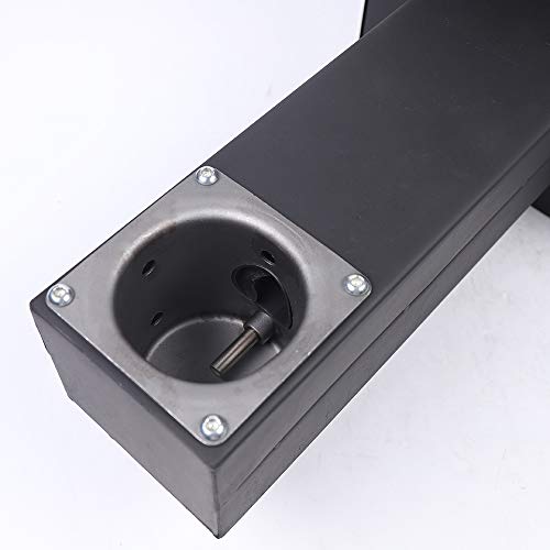 Pellet Smoker Hopper Assembly Kit, Intelligent Digital Temperature Controller Electric Wood Pellet Smoker Grill Part for Grill, Smoke, Bake, Roast, Braise, and BBQ (Mechanical Knob)