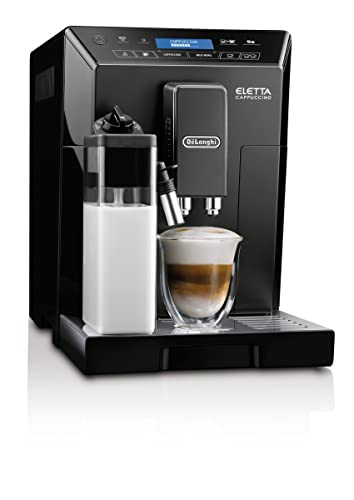 De'Longhi Eletta Fully Automatic Espresso Machine (Refurbished), 1300 milliliters, Black
