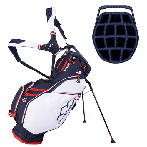 Sun Mountain 2025 4.5LS 14-Way VLO Bag - Prime Organization with Our 14 Way Golf Stand Bag - Lightweight Golf Club Bag with Full-Length Pockets and Adjustable Straps for Enhanced Carry