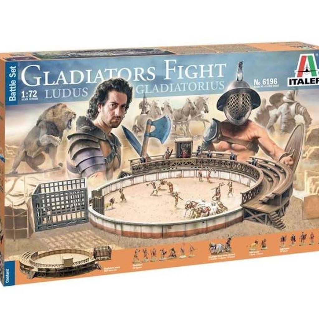 Italeri 6196 Gladiators Fight Ludus Gladitorius 1/72 Scale Battle Set