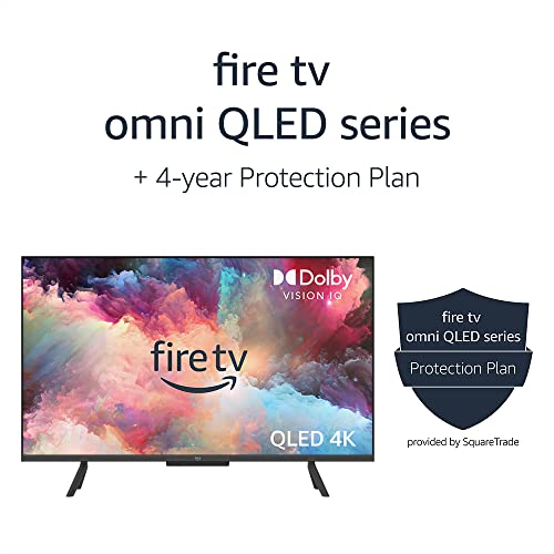 Amazon Fire TV 75" Omni QLED Series 4K UHD smart TV, Dolby Vision IQ, Fire TV Ambient Experience, local dimming, hands-free with Alexa