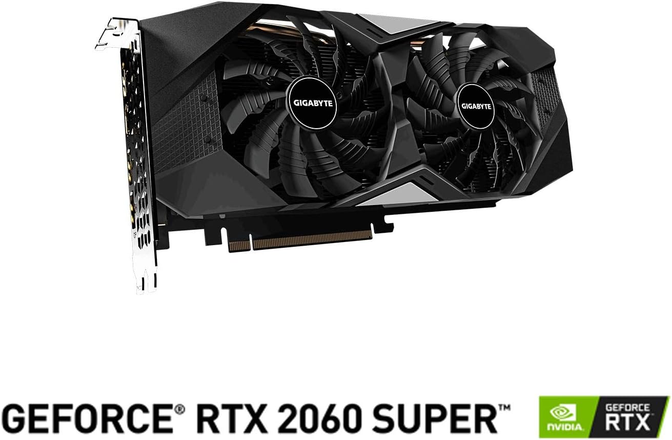 GIGABYTE Gv-N2060OC-6GD GeForce RTX 2060 OC GG Graphics Card, 2X Windforce Fans, 6GB 192-bit GDDR6, REV2.0 Video Card