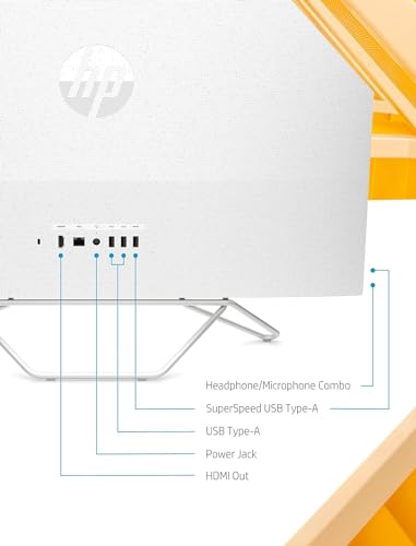 HP 27"" All-in-One Desktop, AMD 4-Core Ryzen 3 5300U, 27"" FHD IPS Display, AMD Radeon Graphics, WiFi, HDMI, RJ-45, 1080p HD Camera, 16GB DDR4 1TB M.2 SSD, Win11 Pro, ‎Starry White, 27-CB000