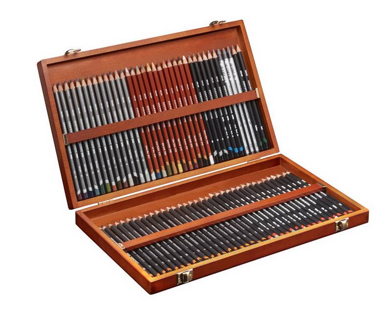 Derwent : Sketching Pencil : Wooden Box Set of 72