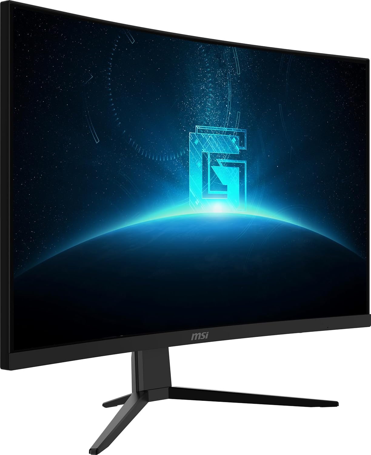 MSI Full HD Non-Glare 1ms 1920 x 1080 180Hz Refresh Rate Resolution Free Sync 27" Curved Gaming Monitor (G27C3F) - Black
