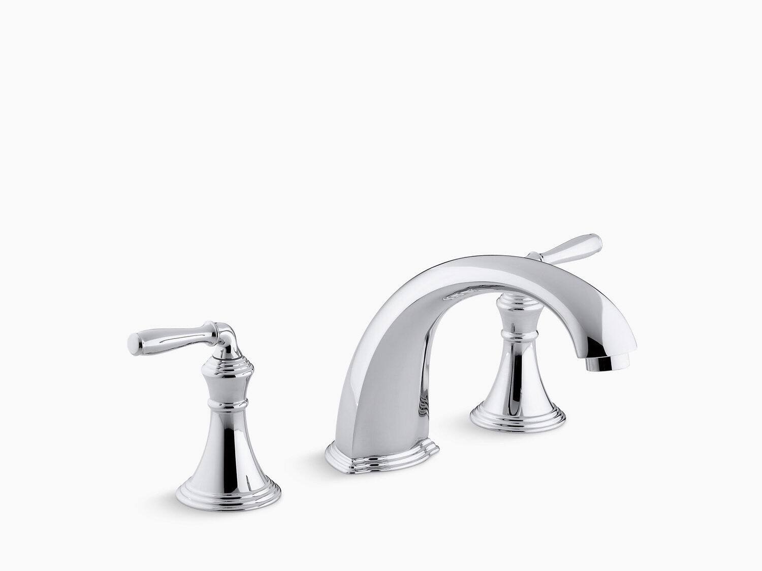 Kohler K-T398-4-2BZ Devonshire Deck/Rim Mount High-Flow Bath Faucet TRIM, Oil Rubbed Bronze