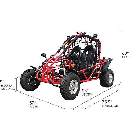 200cc Go-Kart, 2 Seater, GKA 200 BL