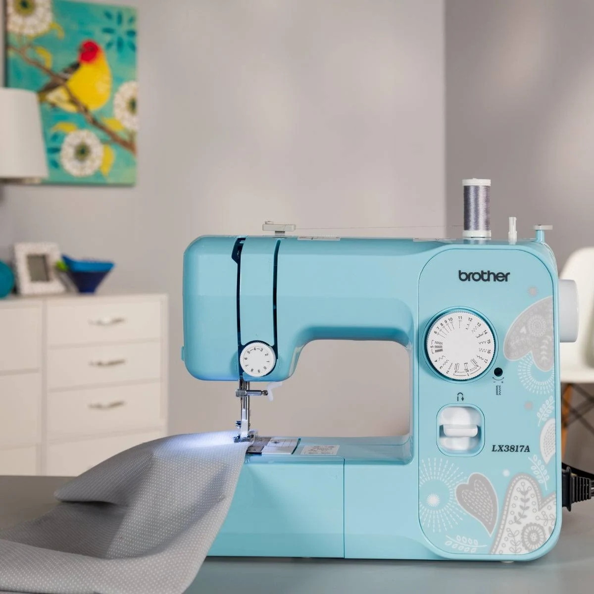 Brother Rlx3817a 17-Stitch Sewing Machine (Blue)