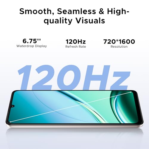DOOGEE Note 59 Pro Unlocked Cell Phone 5G Android 15,32GB+256GB/TF 2TB Android Phone,6250mAh Battery,6.75"HD+120Hz Cellphone,16MP+8MP,5G Dual SIM Smartphone,Widevine L1/NFC/Face Unlock/Fingerprint/OTG