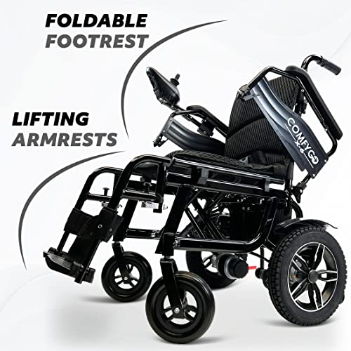ComfyGO Wheelchairs for Adults,Electric Power Wheel Chair, Folding Durable Motorized Wheelchair,Ultra Light Wheelchair for Seniors,Foldable Durable Electric Wheelchair,Silla De Ruedas Para Adultos