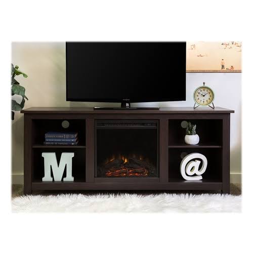 Walker Edison - TV Console with Electric Fireplace for Most Flat-Panel