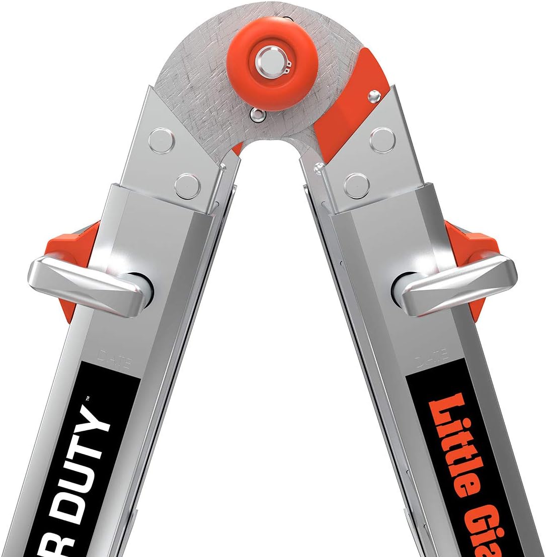 Little Giant Ladders, Super Duty, M17, 17 foot, Multi-Position Ladder, Aluminum, Type 1AA, 375 lbs weight rating, (10402)