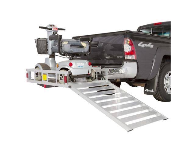 Silver Spring Economy Hitch Mounted Mobility Scooter Carrier Rack with Ramp 2024 Best Sellers
