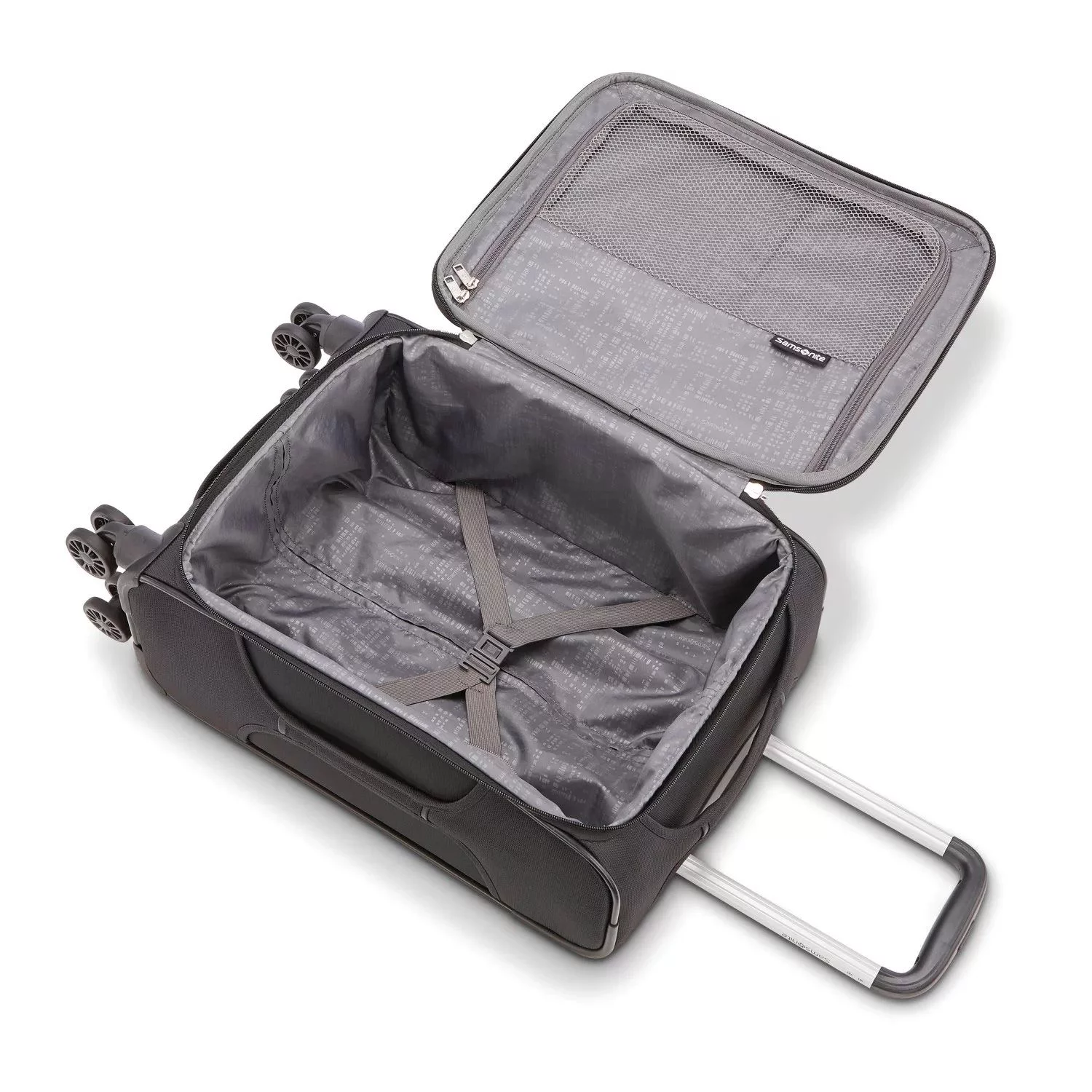 Samsonite Serene LTE Softside Spinner Luggage 2-Piece Set, Black