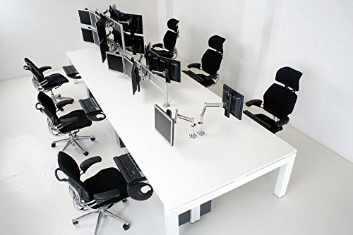 Humanscale Freedom Office Chair with Headrest - Ergonomic Work Chair with Advanced Highly Adjustable Duron Arms - Wheels for Carpet - Graphite Frame Hyacinth Blue Fourtis Fabric