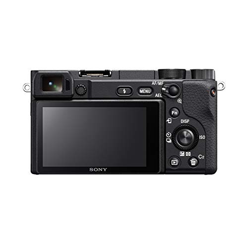 Sony Alpha a6400 Mirrorless Camera: Compact APS-C Interchangeable Lens Digital Camera with Real-Time Eye Auto Focus, 4K Video, Flip Screen & 16-50mm Lens - E Mount Compatible - ILCE-6400L/B, Black