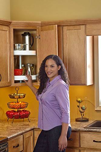 Rev-A-Shelf - 5CW2-1222-CR - 12 in. Pull-Out 2-Tier Base Cabinet Cookware Organizer