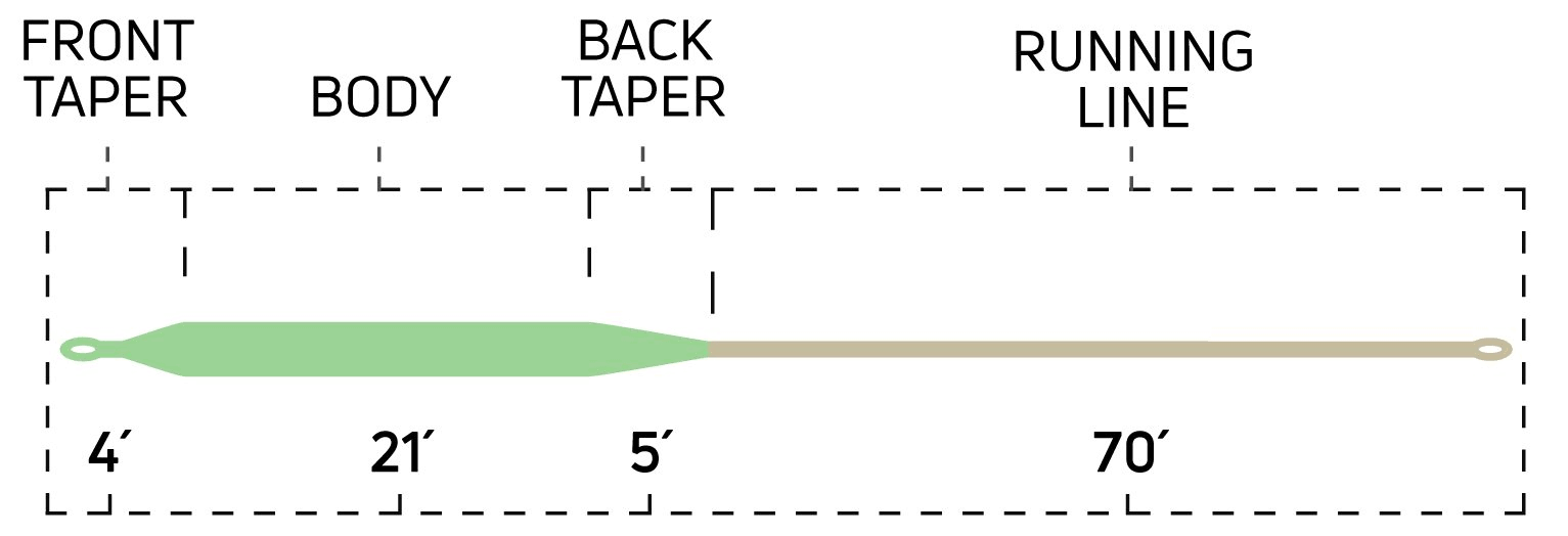 Cortland Cold Salt Redfish Fly Line - WF8F