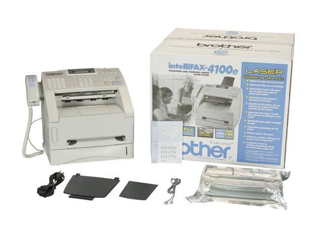 Brother IntelliFAX 4100e Monochrome Laser - Fax / copier