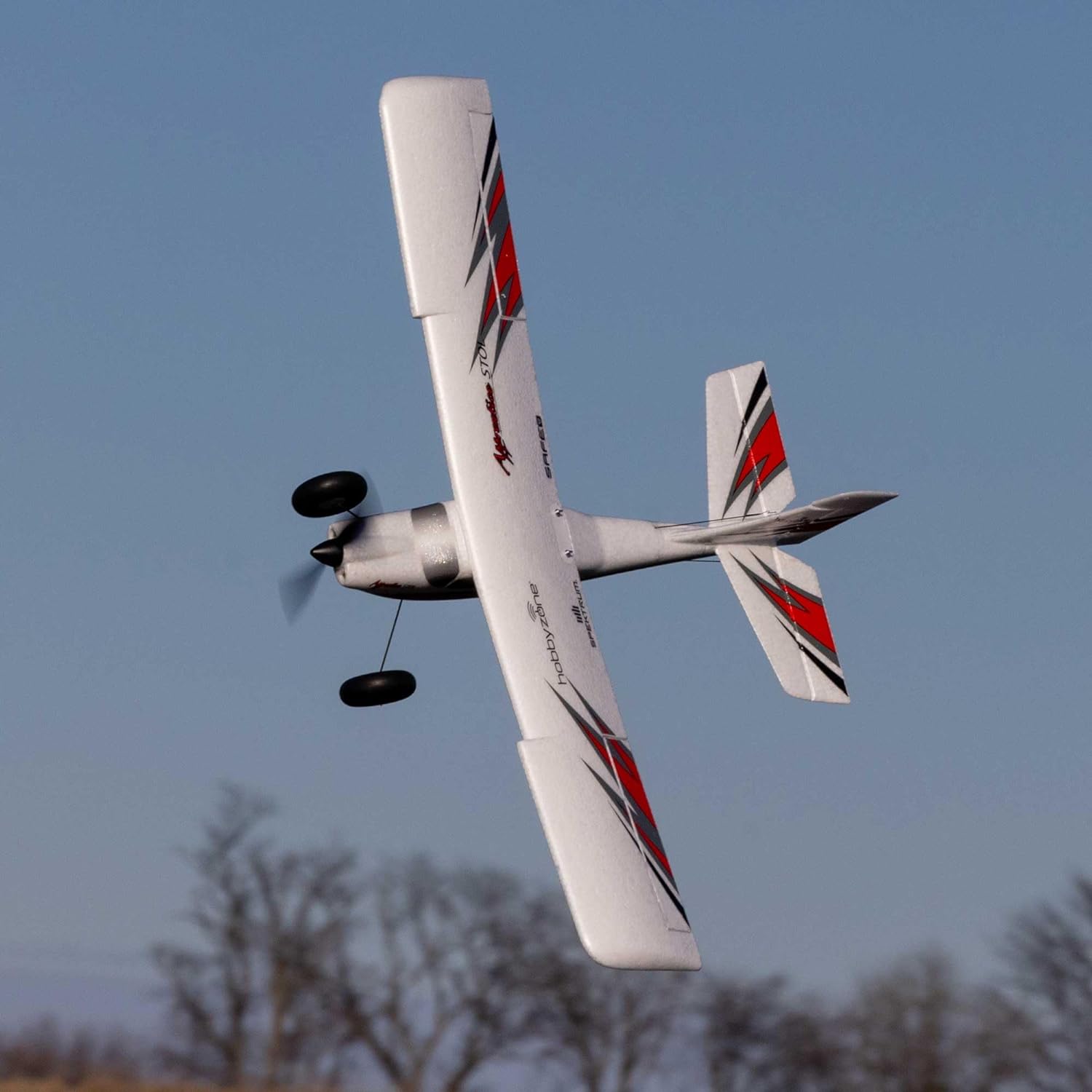 HobbyZone RC Airplane Apprentice STOL S 700 BNF Basic Transmitter Battery and Charger Not Included with AS3X/SAFE Technology HBZ6150