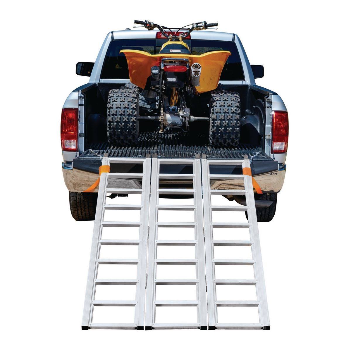 HAUL-MASTER 1500 lb. Capacity Tri-Fold Aluminum Loading Ramp
