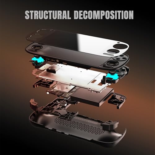 Retroid Pocket 5 Retro Handheld Game Console, 8+128G, 5.5-inch Touchscreen 1080p Portable Android Gaming Handheld with Adreno 650 GPU & WiFi 6/BT5.1, Snapdragon 865 Processor, Android 13 (Black)
