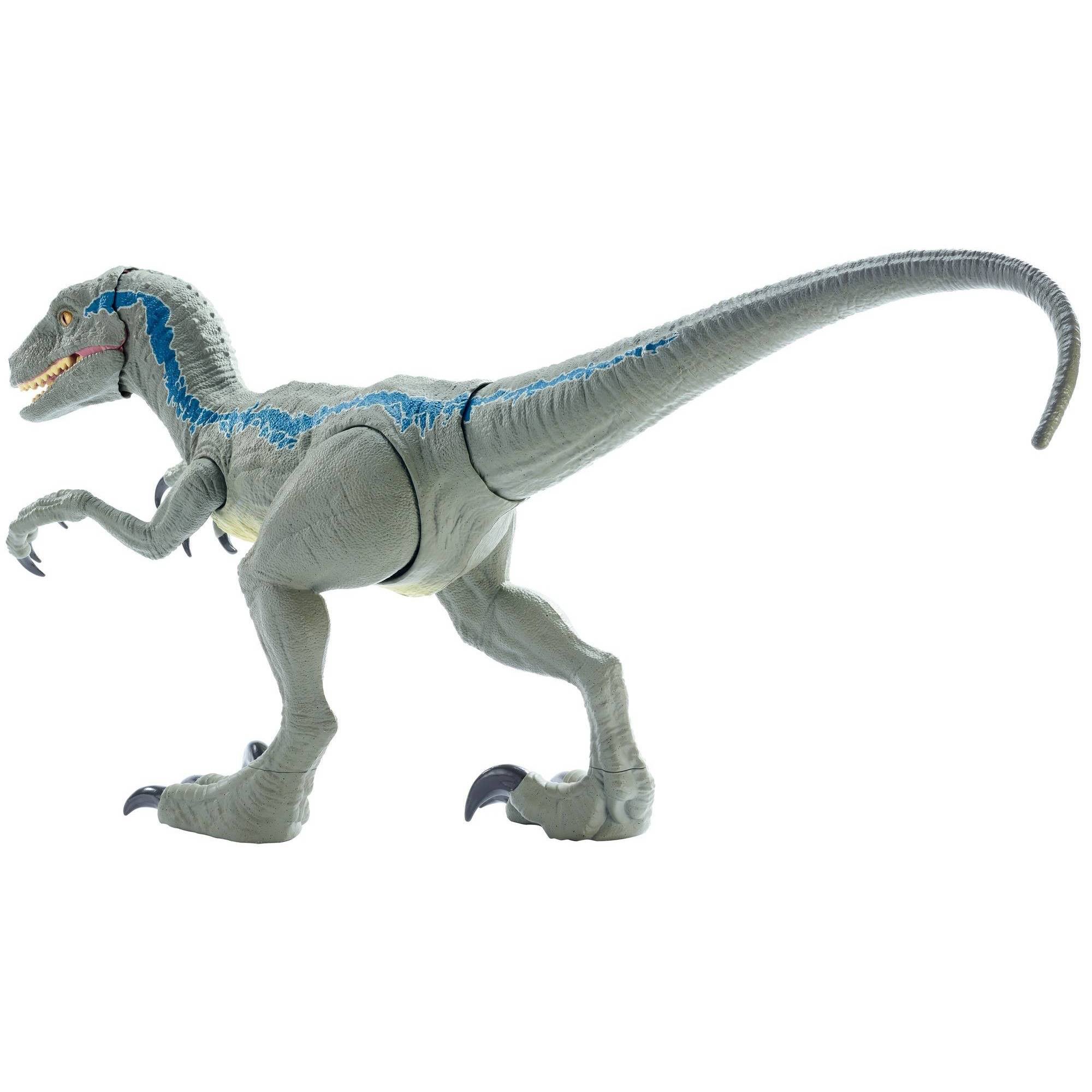 Jurassic World Super Colossal Velociraptor Blue