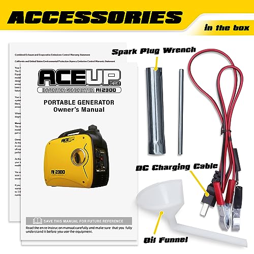 4000 Watt Portable Inverter Generator, Gas Powered Generator Quiet for Home, RV-Ready, EPA Compliant