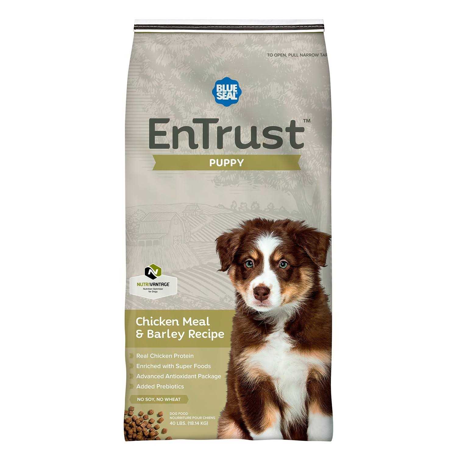 EnTrust Puppy Chicken Meal &amp; Barley Recipe - Pet Supplies online store