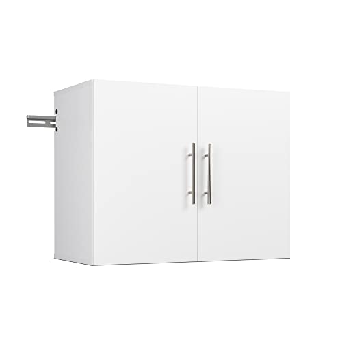 Prepac HangUps Upper Storage Cabinet - Elegant and Spacious Wall Cabinets to Maximize Your Storage, 36" Size, Classic White Finish