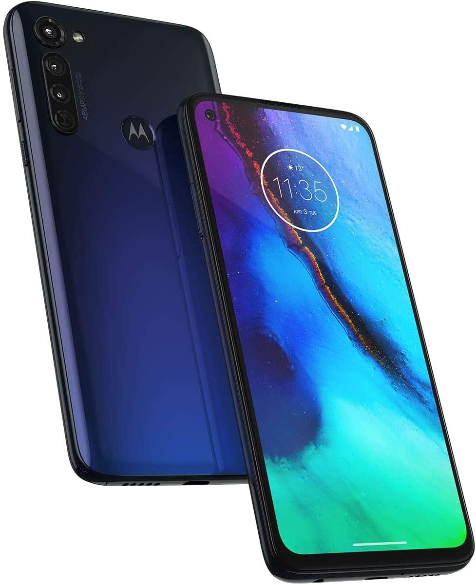Moto G Stylus | Unlocked | Made for US by Motorola | 4/128GB | 48MP Camera | 2020 | Indigo (Renewed)