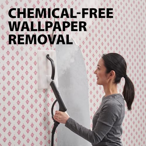Wagner Spraytech 0282014 915e On-Demand Steam Cleaner & Wallpaper Removal, Multipurpose Power Steamer, 18 Attachments Included (Some Pieces Included in Storage Compartment) For Floor