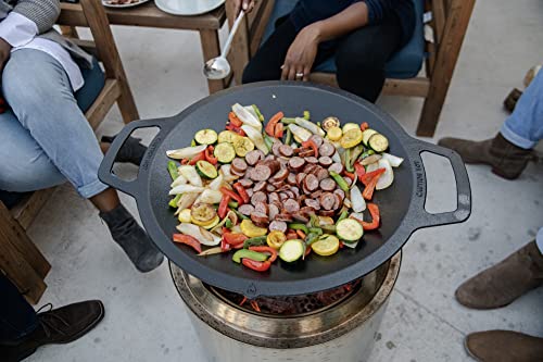 Solo Stove Ranger Cast Iron Wok Cooking Bundle 2.0 | Portable Smokeless Fire Pit, Stand, Woktop & Hub, Wood Burning, Removable Ash Pan, Stainless Steel/Cast Iron, H: 22in x Dia: 14.25in, 31lbs