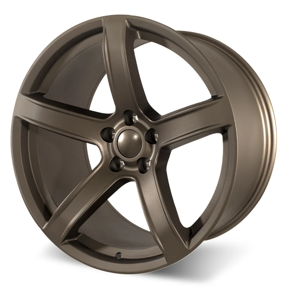 Set of 20" Matte Bronze Flow Forged HC2 Hellraiser Style Wheels for Dodge Charger or Challenger Widebody (20x11, 0mm Offset)