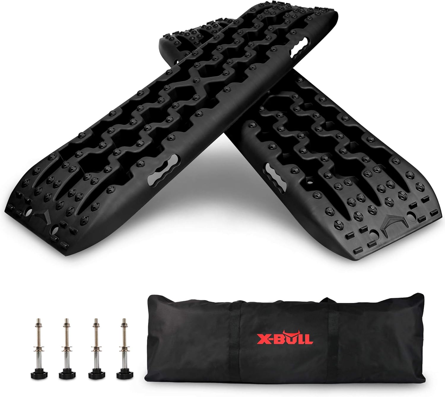 X-BULL New Recovery Traction Tracks Sand Mud Snow Track Tire Ladder 4WD (Yellow, 3gen)