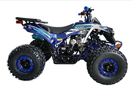 HHH Youth and Adult 125cc ATV Vitacci Outlander Fully Automatic with Reverse Double Headlights Led Gas 4 Wheeler ATVs Quads Big 19/18 inch Tires (Green) - Extra Large
