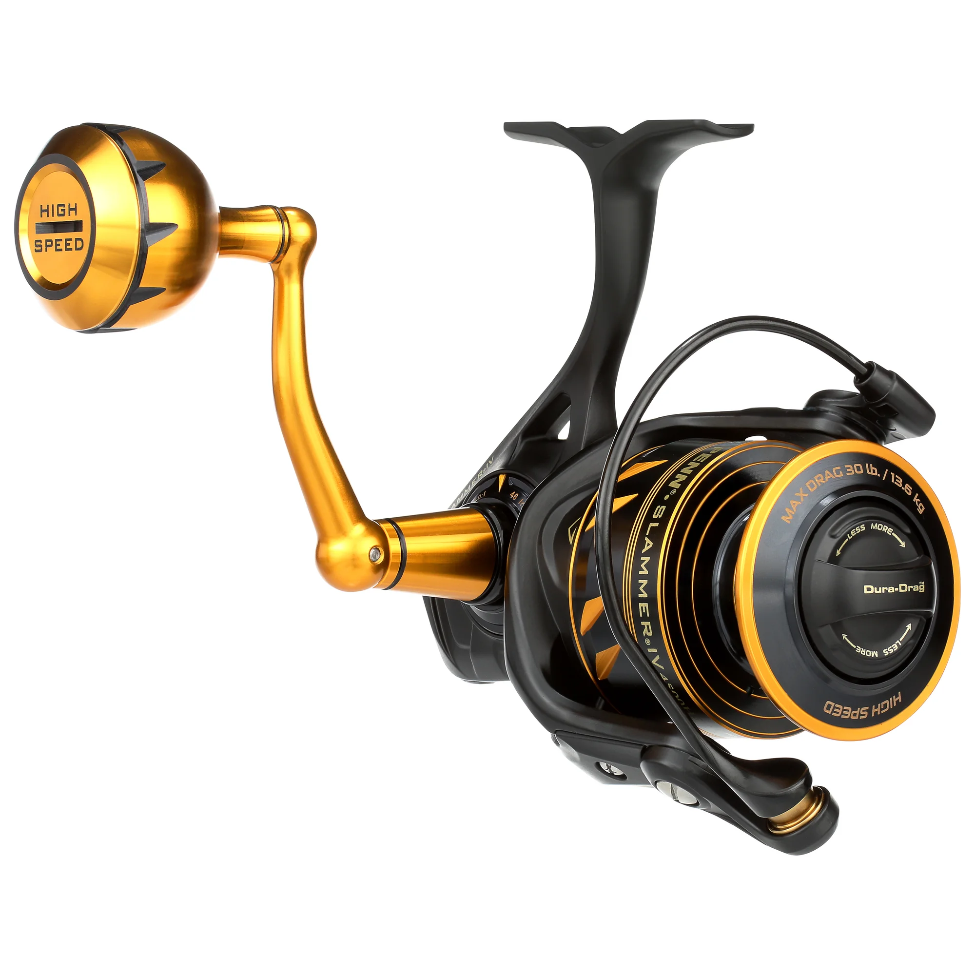 PENN Slammer IV Spinning Reel, Size 4500, 7.0:1 Gear Ratio