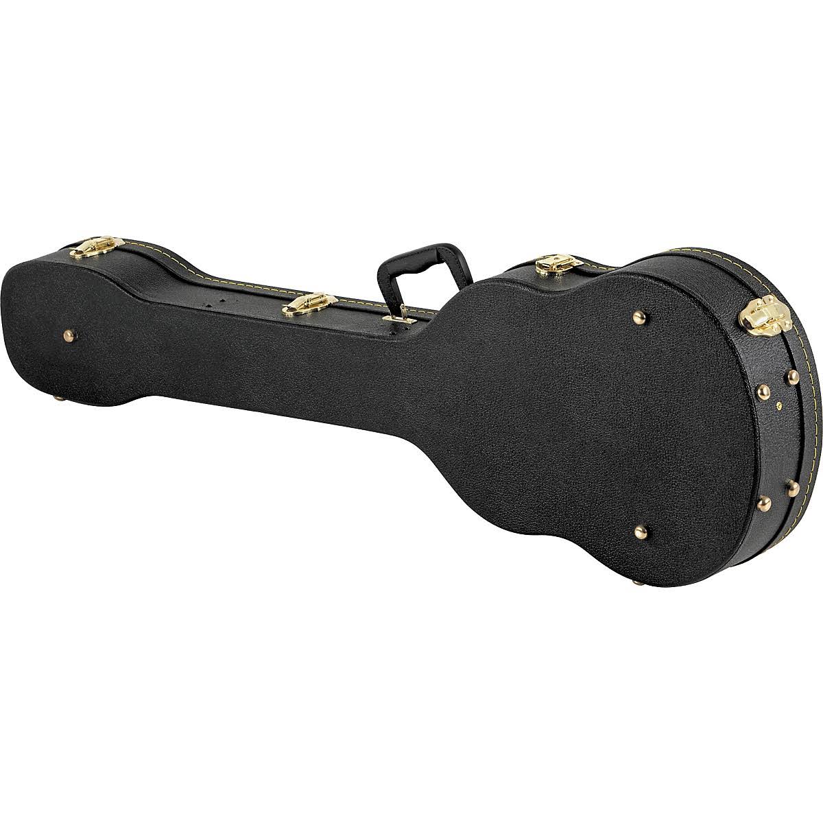 Musician&s Gear Electric Bass Case Violin Shaped Black