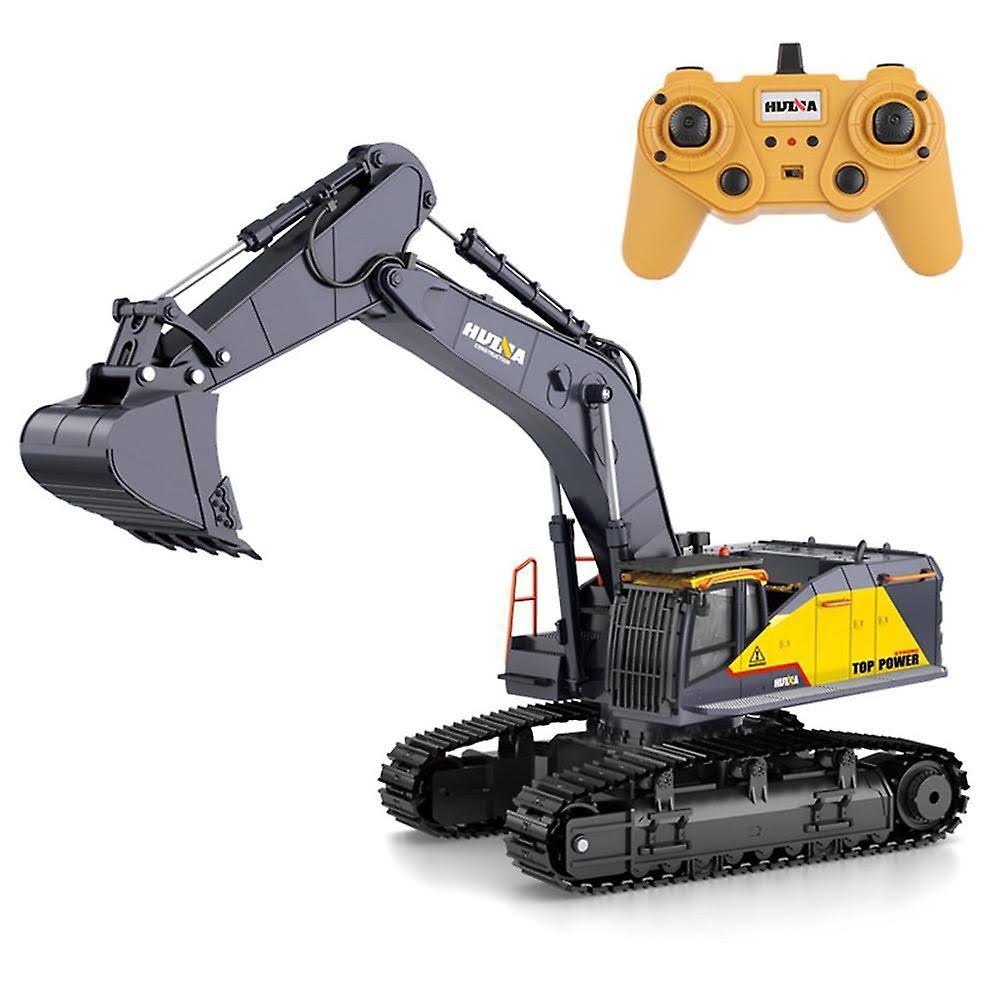 TRIBALSENSATION RC Alloy Excavator 22CH 1/14 Big RC Trucks Simulation Excavator Remote Control Default