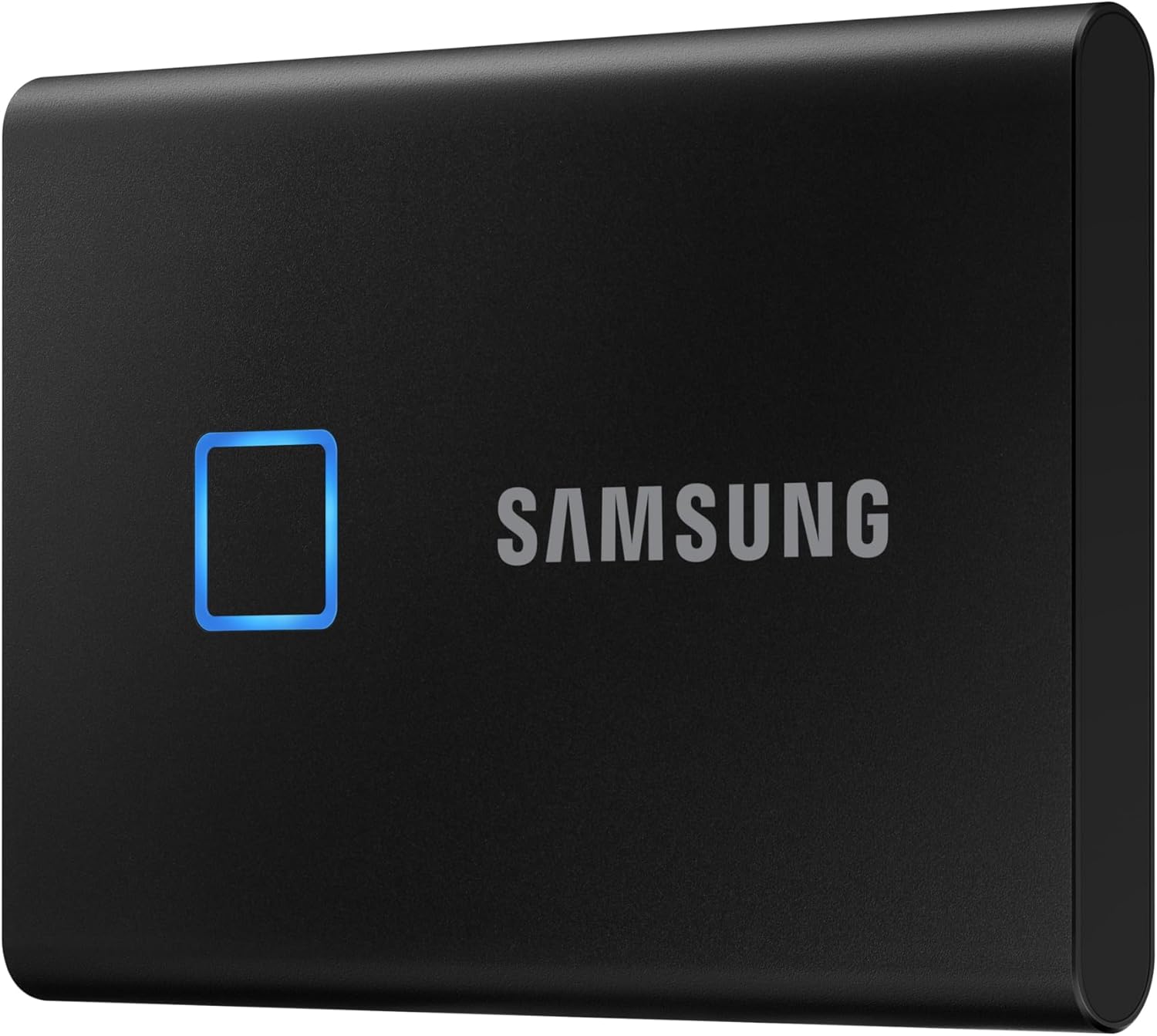 SAMSUNG T7 Touch Portable SSD 2TB ,up to 1050MB/s, USB 3.2 External Solid State Drive, Black (MU-PC2T0K/WW)